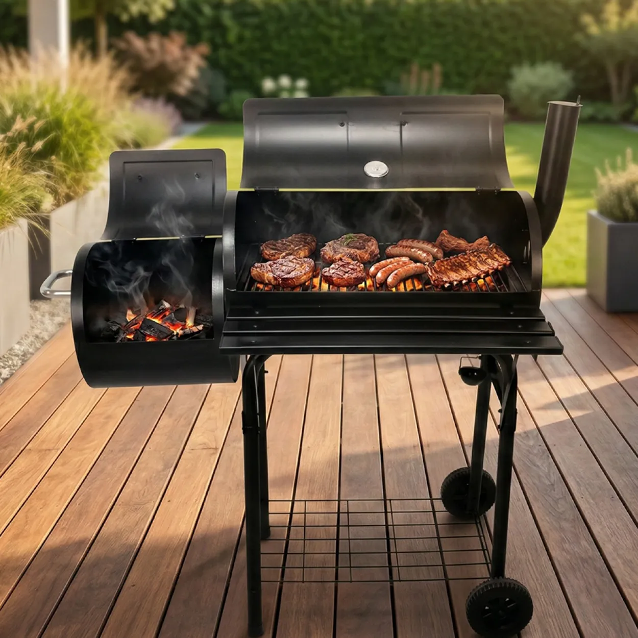 BBQ Grill, ca. 93 x 30 x 102 cm