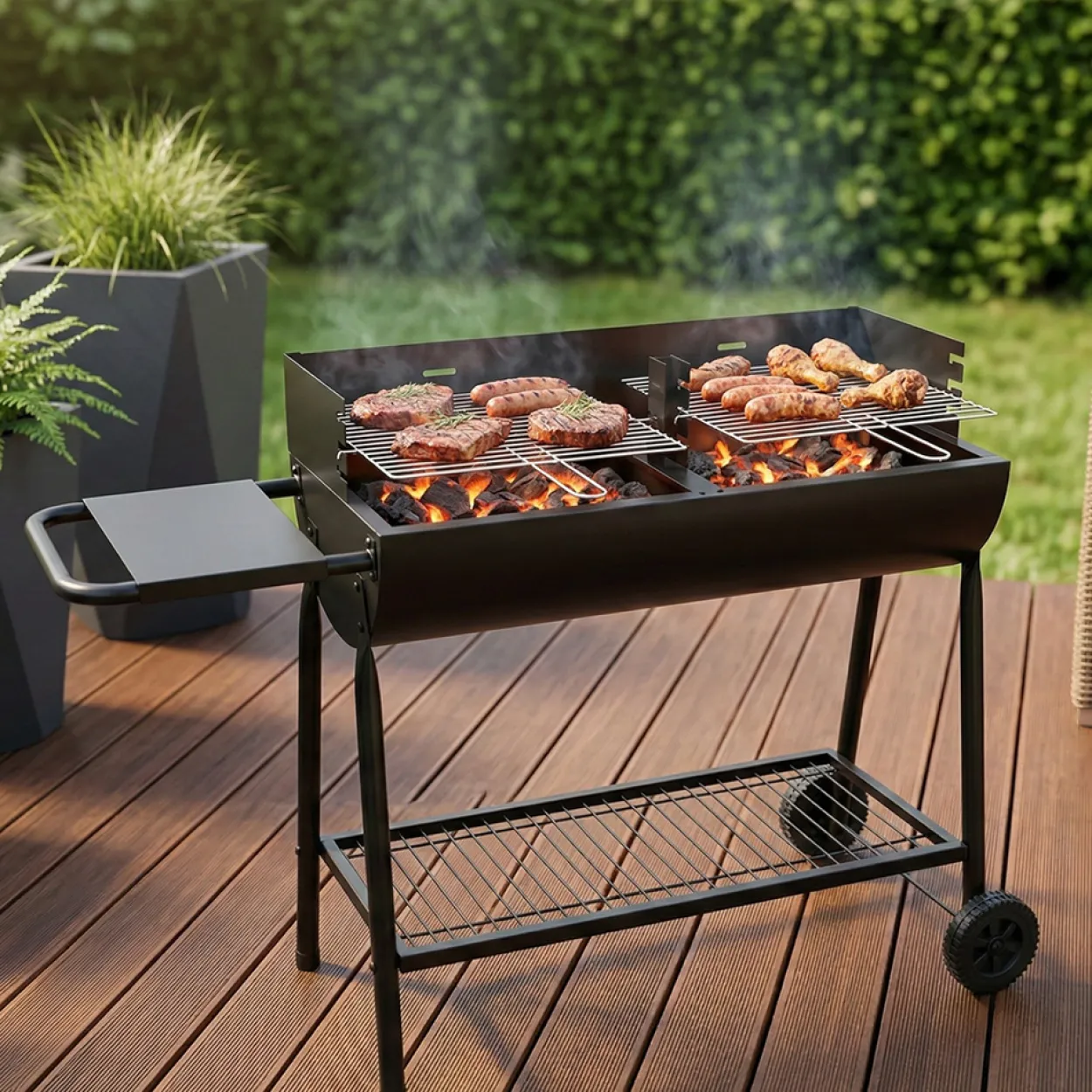 BBQ Grill, ca. 86 x 62 x 88 cm