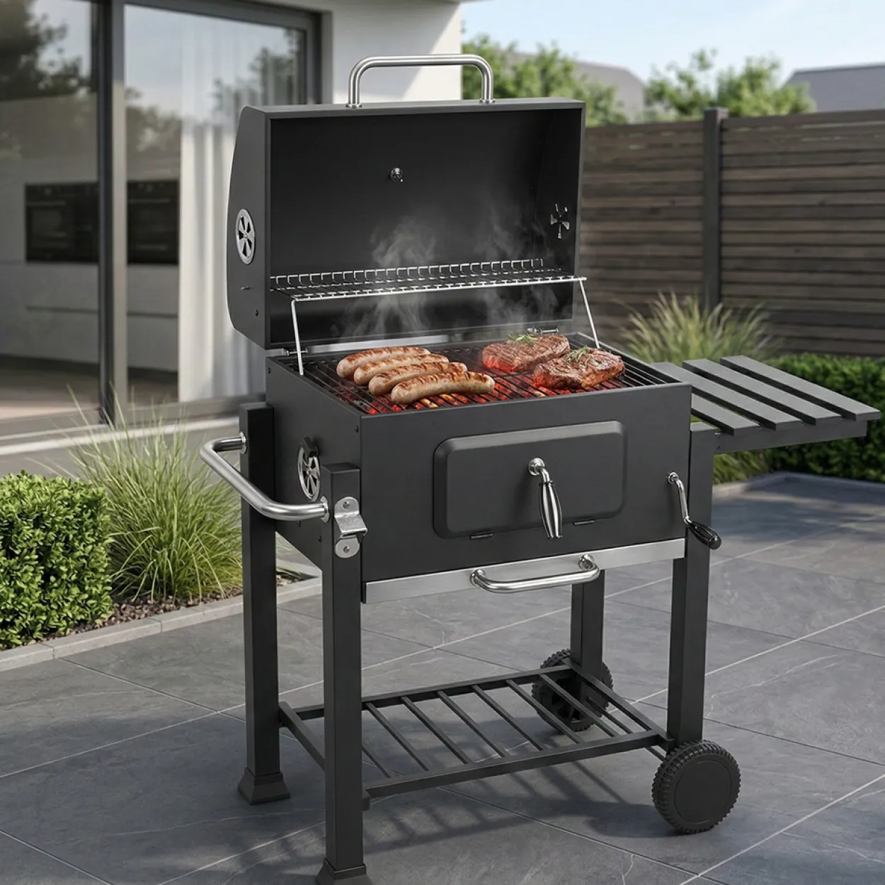 BBQ Grill, ca. 115 x 46 x 106 cm