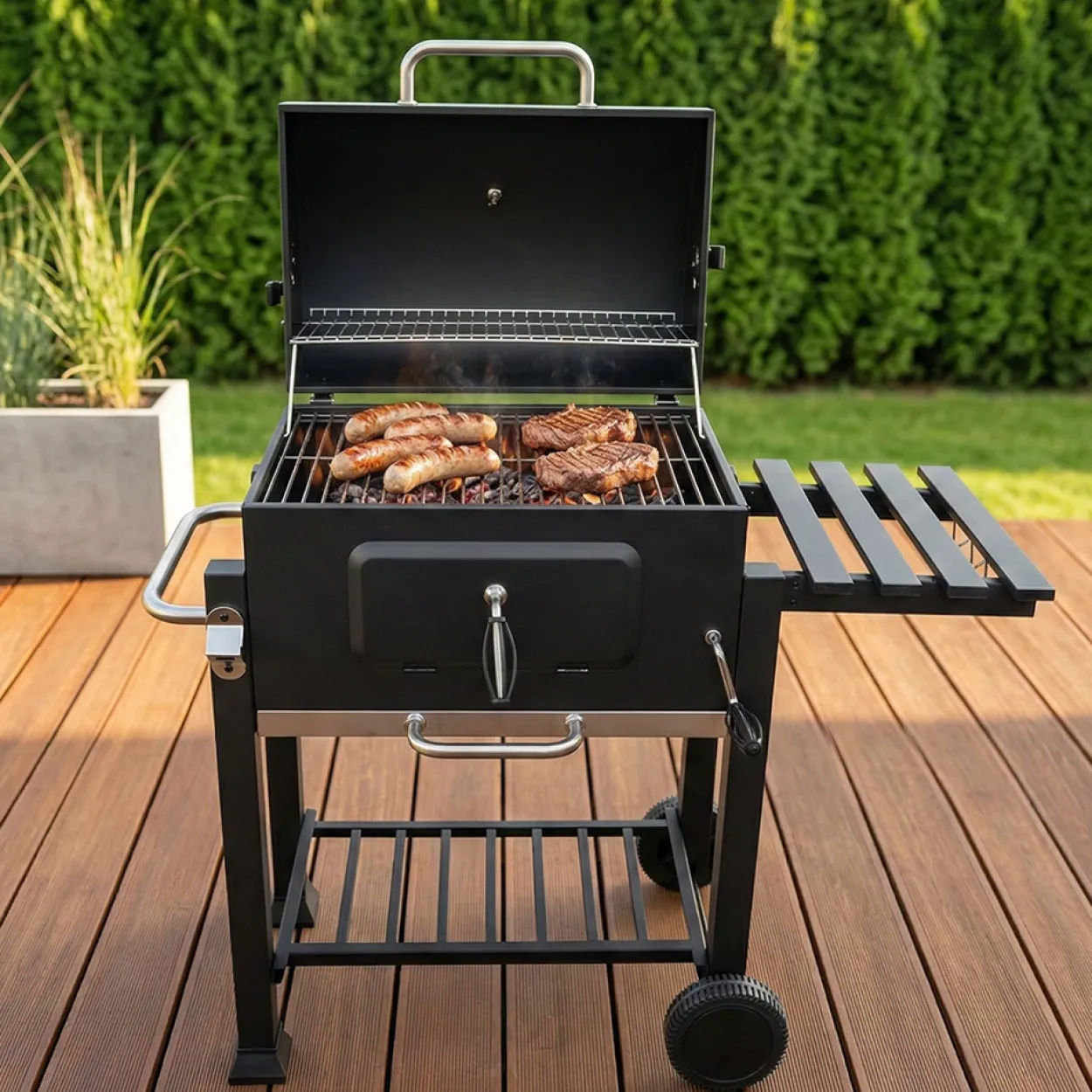 BBQ Grill, ca. 115 x 46 x 106 cm
