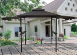 BBQ Grillpavillon anthrazit