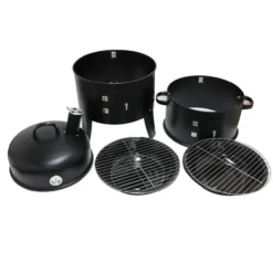 BBQ Smoker rund mit Grill und Ofen