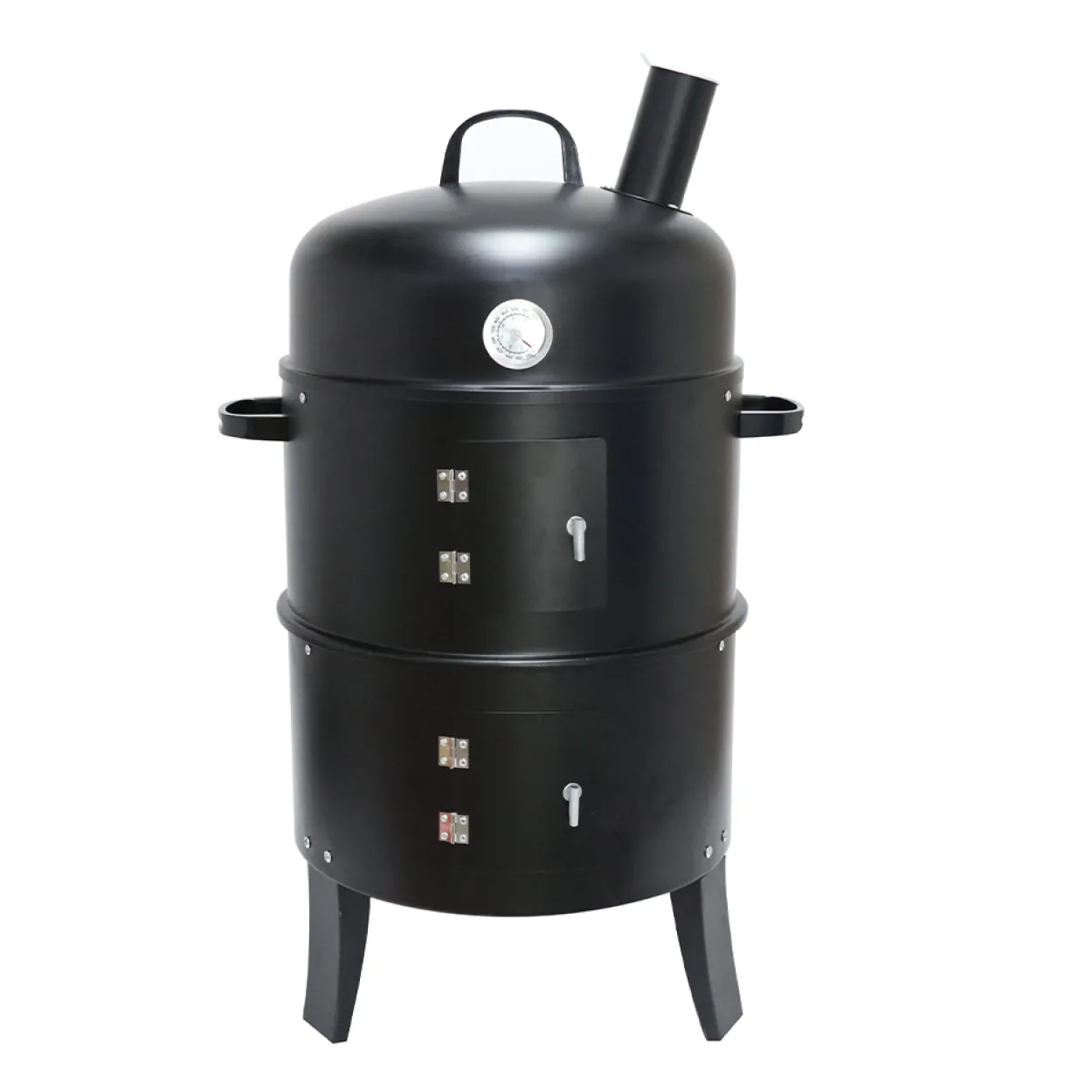 BBQ Smoker rund mit Grill und Ofen