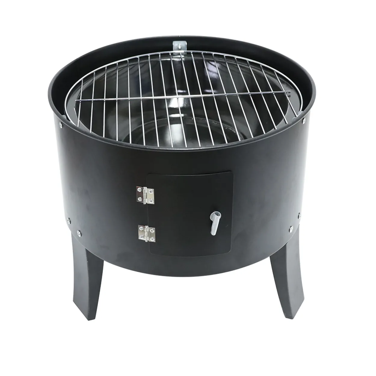 BBQ Smoker rund mit Grill und Ofen