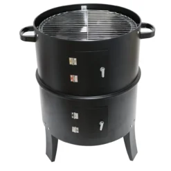 BBQ Smoker rund mit Grill und Ofen