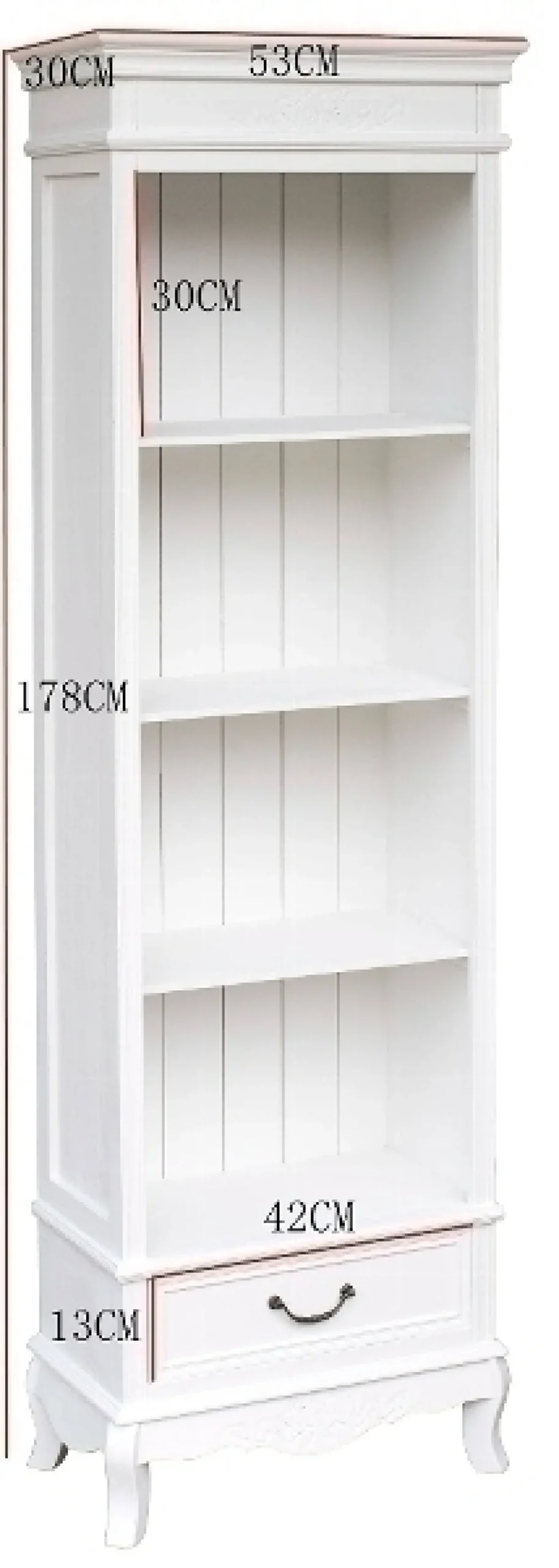 Bücherregal "Elegance" , mit 1er Schublade