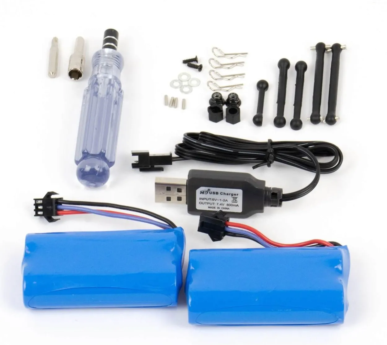 Beast Blue ferngesteuertes RC Auto in blau/gelb