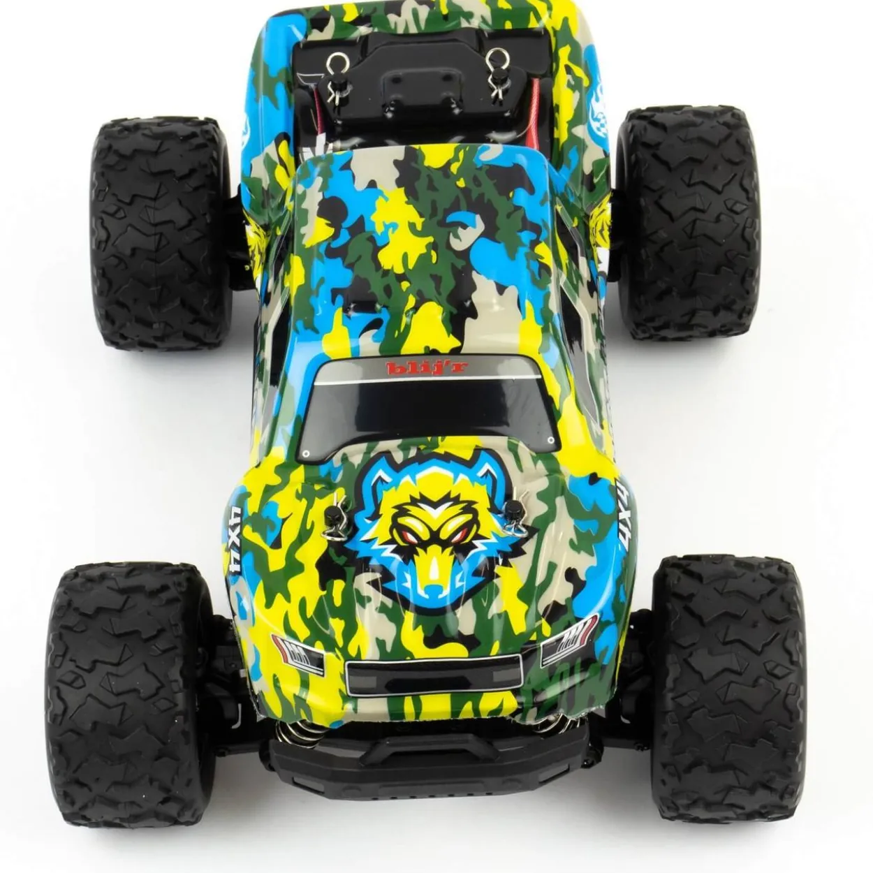 Beast Blue ferngesteuertes RC Auto in blau/gelb