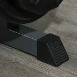 Beinstrecker, Verstellbar Beinbeuger mit Plattenbeladung, Stahl, Schwarz