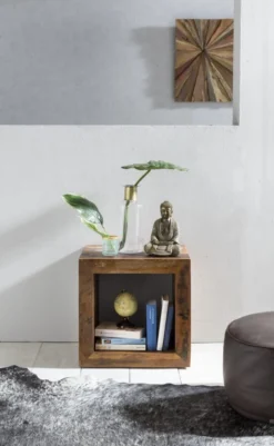 Beistelltisch KALKUTTA Shabby Chic Recycling Mango