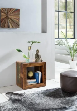 Beistelltisch KALKUTTA Shabby Chic Recycling Mango