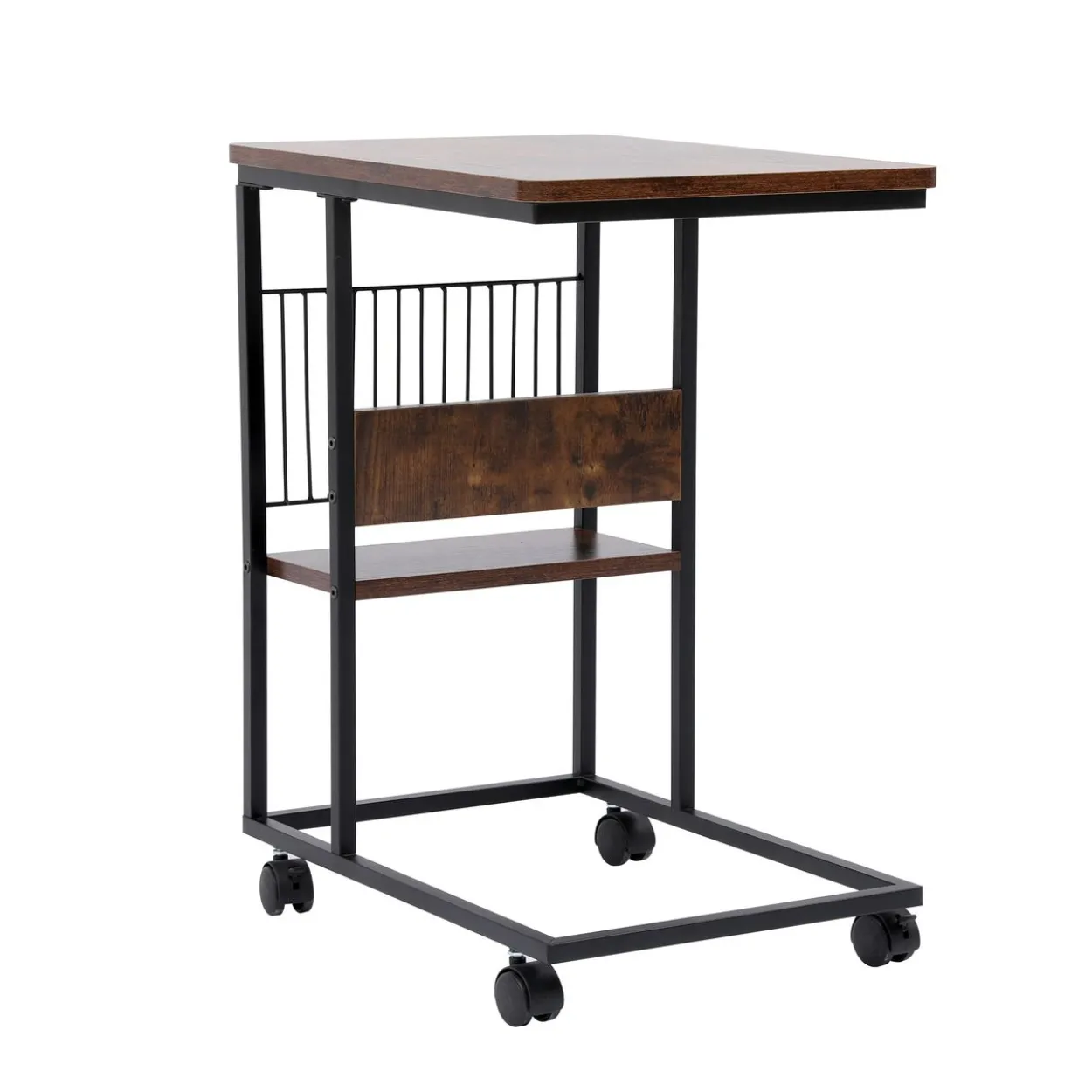 Beistelltisch Servierwagen mit Rollen, ca. 50 x 35 x 60 cm