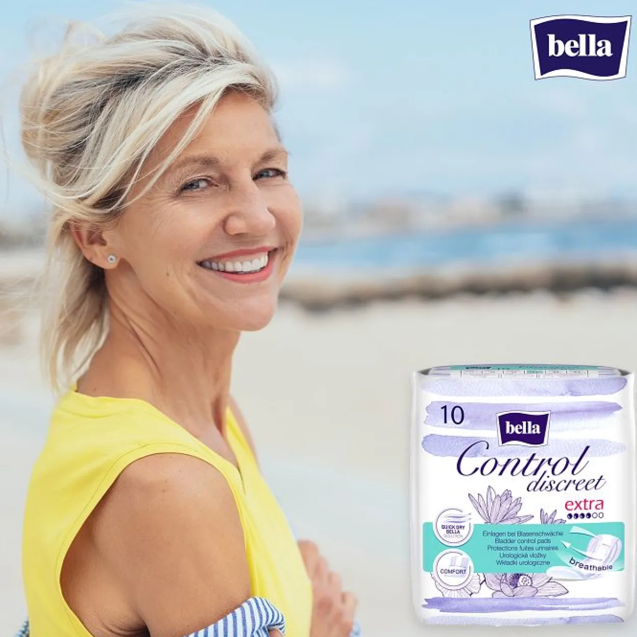 bella Control Discreet Inkontinenzeinlagen Extra 10 Stück