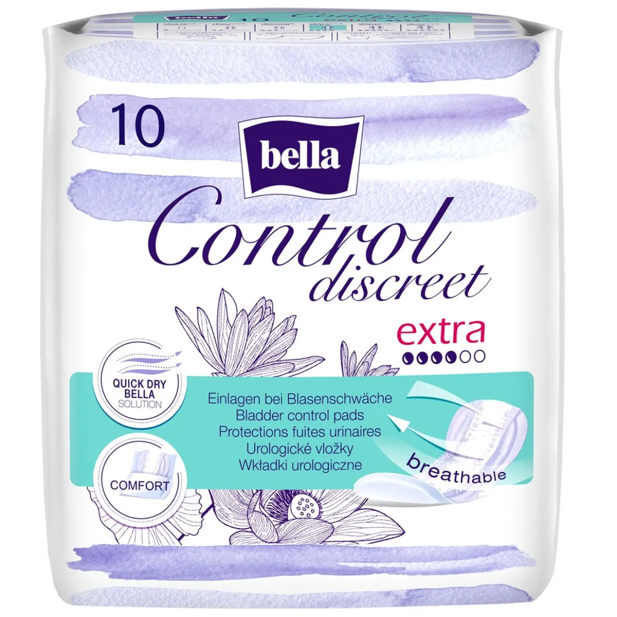 bella Control Discreet Inkontinenzeinlagen Extra 10 Stück