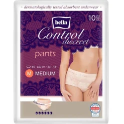 bella Control Discreet Pants beige Medium 10 Stück