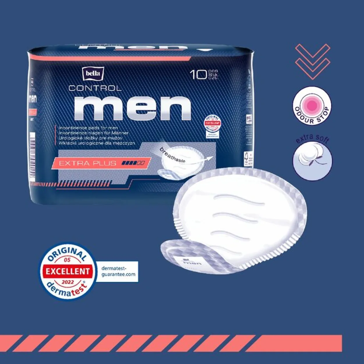 bella Control MEN Inkontinenzeinlagen Extra Plus 10 Stück