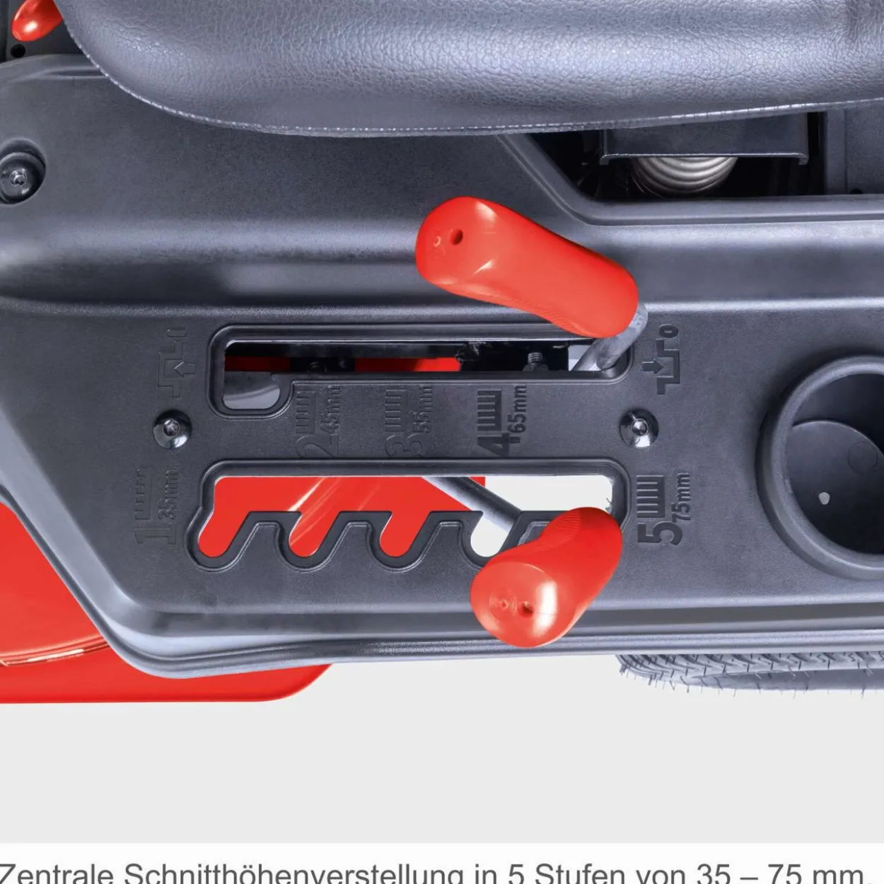 Benzin-Aufsitzrasenmäher MR200-61 E Start 6 in 1