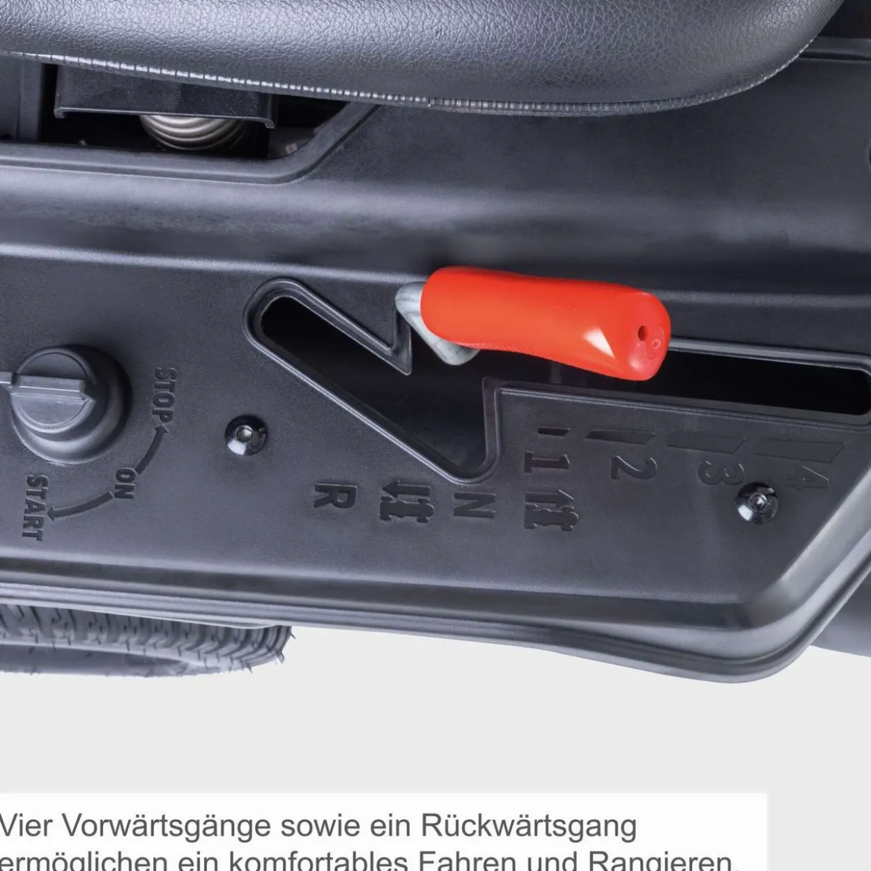 Benzin-Aufsitzrasenmäher MR200-61 E Start 6 in 1