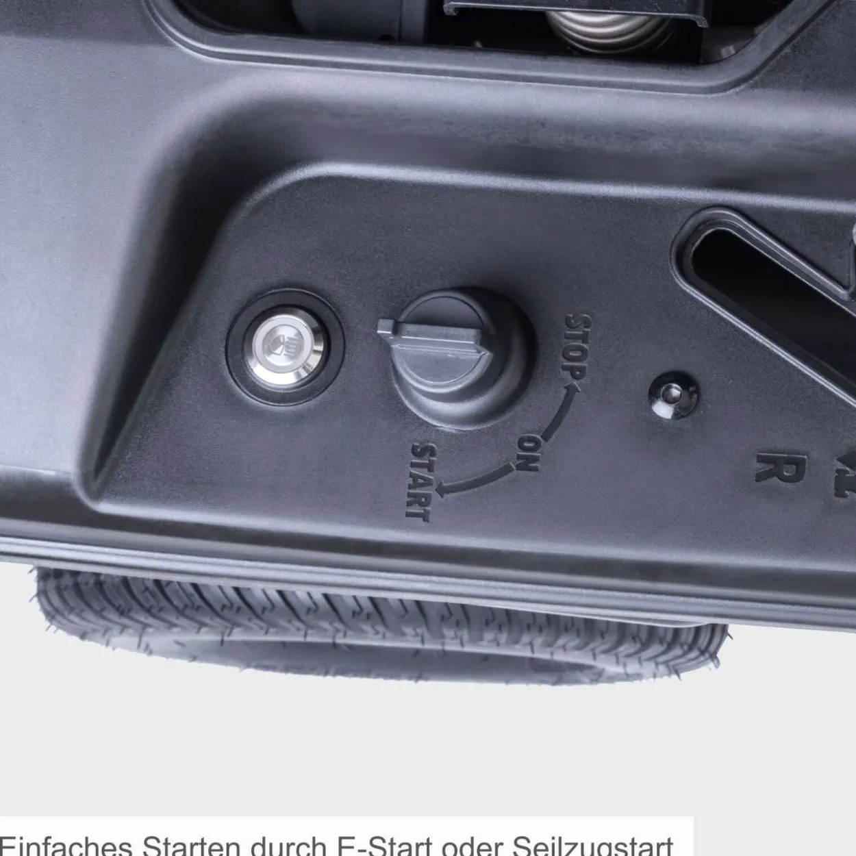 Benzin-Aufsitzrasenmäher MR200-61 E Start 6 in 1