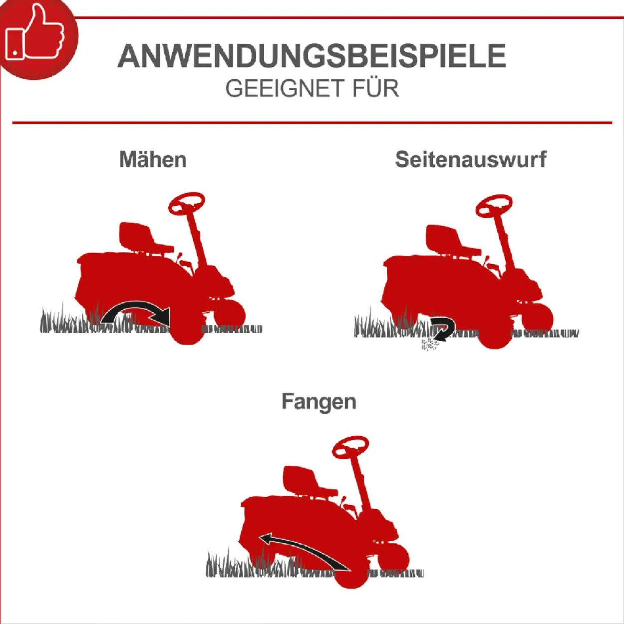 Benzin-Aufsitzrasenmäher PG-ROM610 E Start