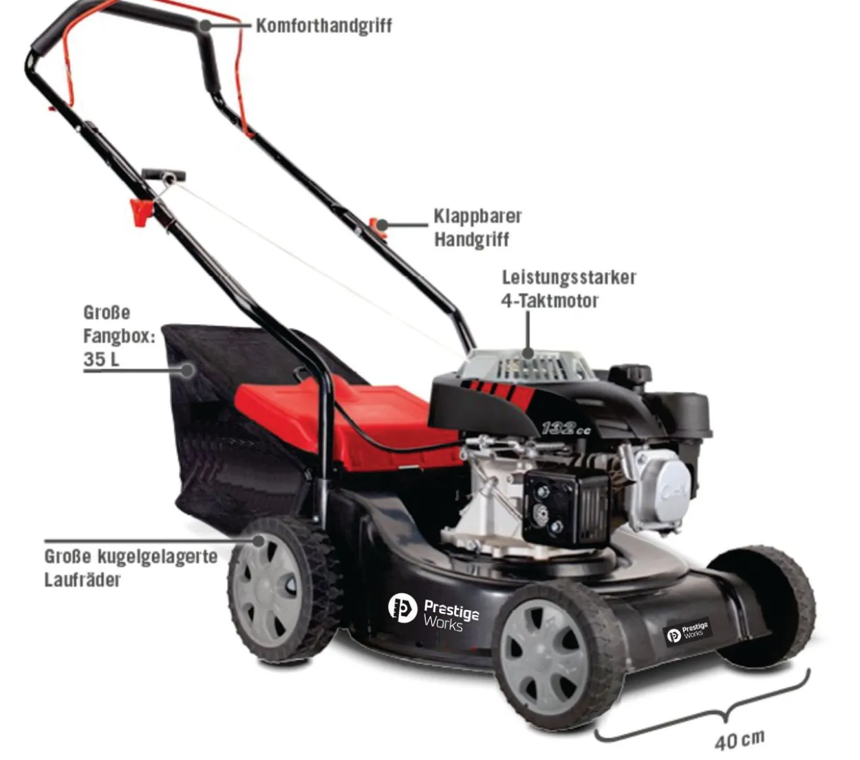 Benzin-Rasenmäher MP132-40