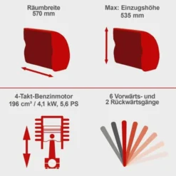 Benzin-Schneefräse ST570