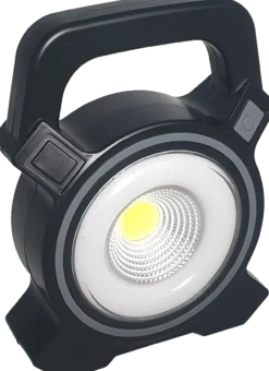 Berger & Schröter | COB-LED Arbeitslicht Solar zum Campen, Angeln, Arbeiten in der Nacht
