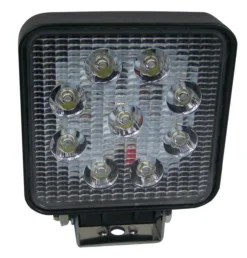 Berger & Schröter | LED Arbeitsscheinwerfer eckig 9x3 W, 1890 Lumen