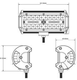 Berger & Schröter | LED Arbeitsscheinwerfer 120 W, 12000 Lumen