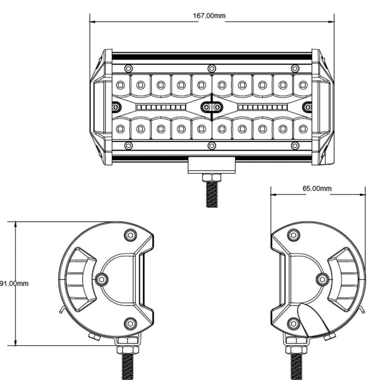 Berger & Schröter | LED Arbeitsscheinwerfer 120 W, 12000 Lumen