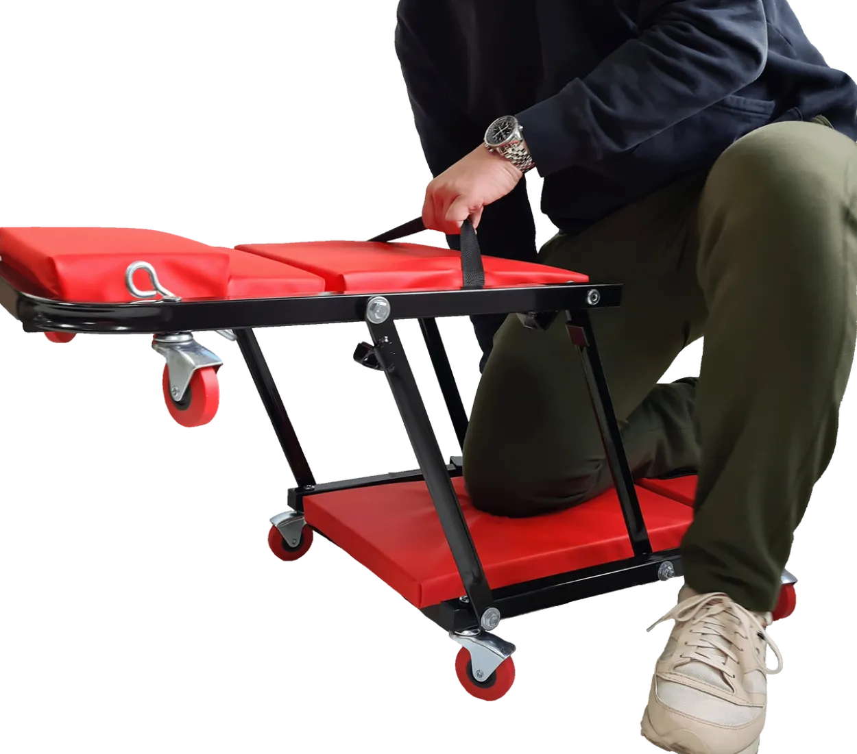 Berger & Schröter | Montagerollbrett klappbar, 2in1 Rollsitz
