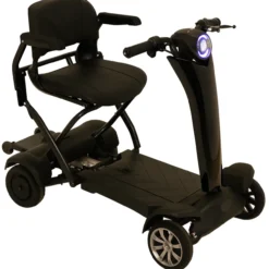 Best Ager Fold PRO Elektro Seniorenmobil 4-Rad E-Roller Faltbar max. 6km/h Schwarz