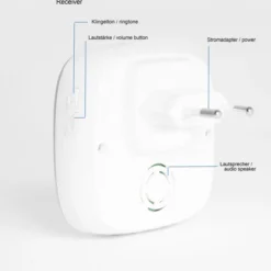 Bewegungsmelder Funkklingel mit kabellosem Sensor