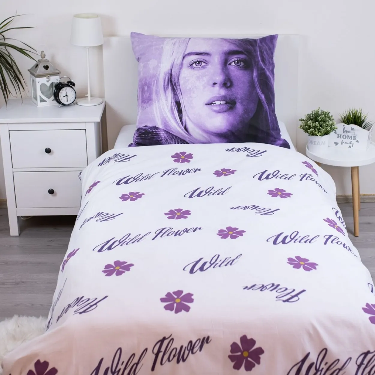 Billie Eilish Bettwäsche-Set Baumwolle / 2-teilig