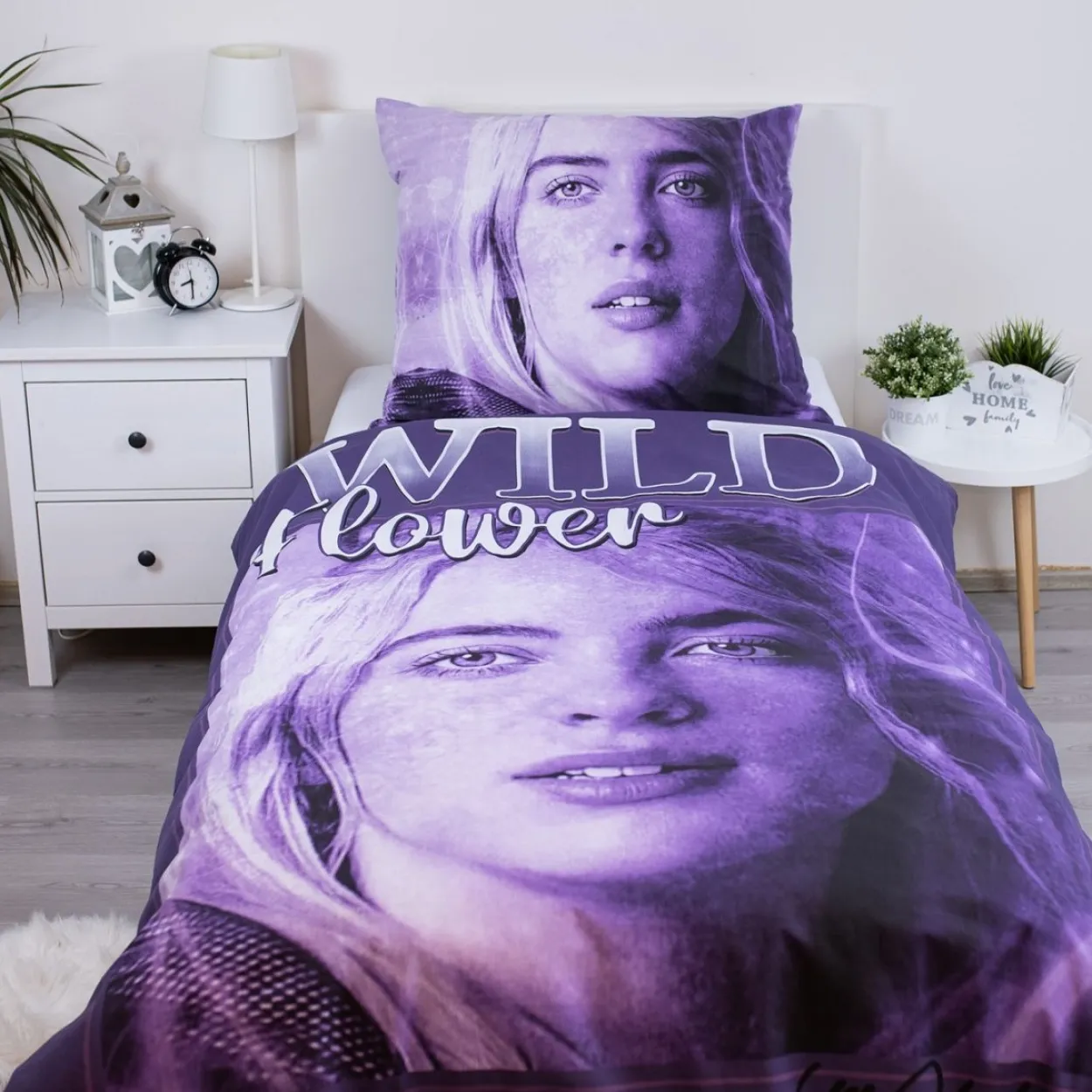 Billie Eilish Bettwäsche-Set Baumwolle / 2-teilig
