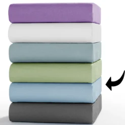 Bio-Jersey-Spannbetttuch - ca. 140 - 160 x 200 cm