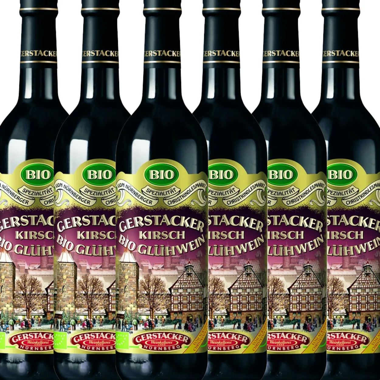 BIO Kirsch-Glühwein 0,745l - 6er Karton