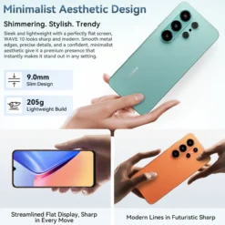Blackview Wave 10: 32GB RAM, 128GB ROM, 6,88" 120Hz Display, Android 16, 32MP & 5000mAh. Orange