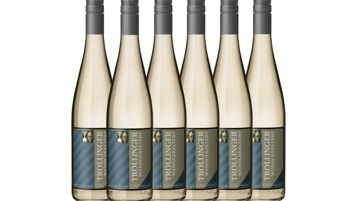 Blanc de noir Trollinger weißgekeltert 0,75L 6er Karton