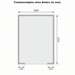Blockhausgarage ohne Schindeln