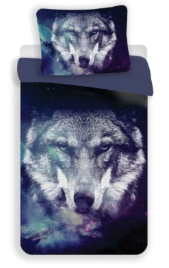 Blue Wolf Kinderbettwäsche-Set Kuschelig und Weich