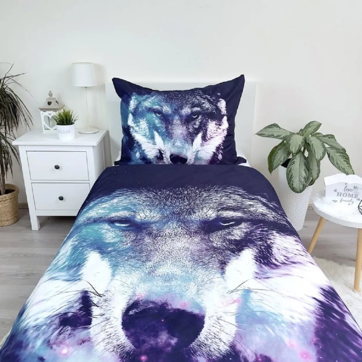 Blue Wolf Kinderbettwäsche-Set Kuschelig und Weich
