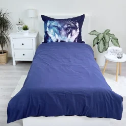 Blue Wolf Kinderbettwäsche-Set Kuschelig und Weich