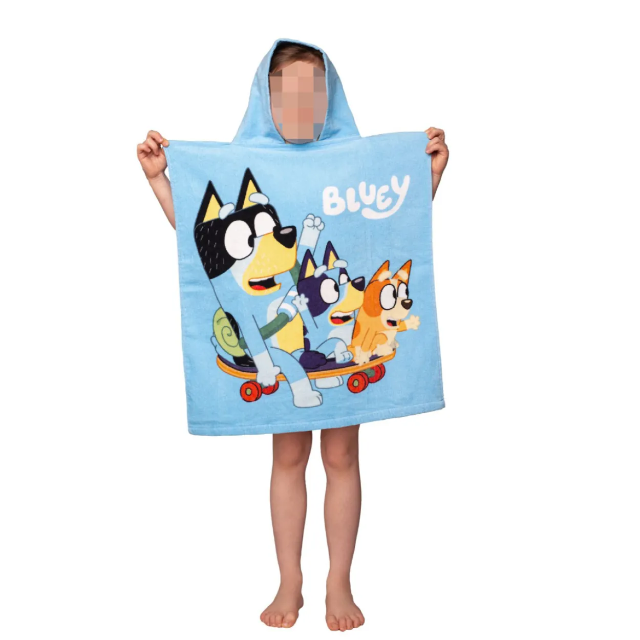 Bluey Badeponcho für Kinder - 100% Baumwolle