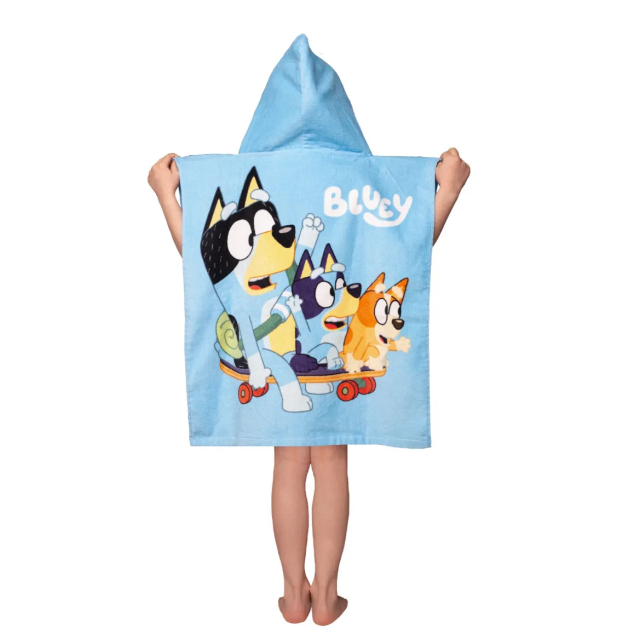 Bluey Badeponcho für Kinder - 100% Baumwolle