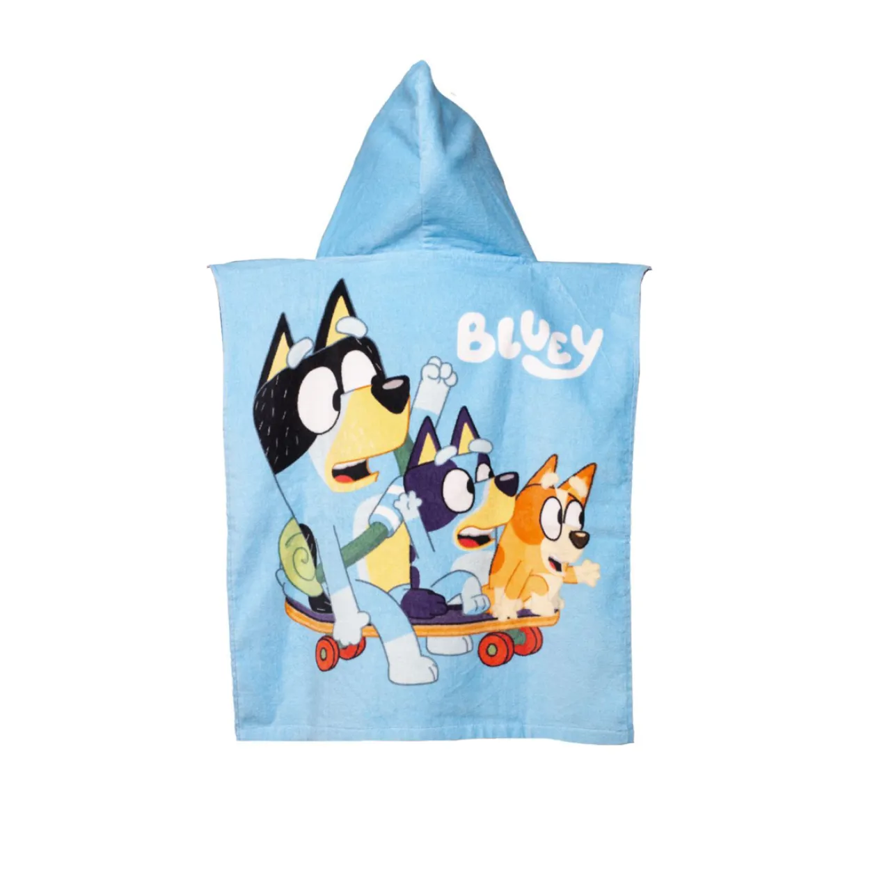 Bluey Badeponcho für Kinder - 100% Baumwolle