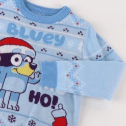 Bluey Kinder Weihnachtspullover – Strick Xmas Sweater / 5 Jahre