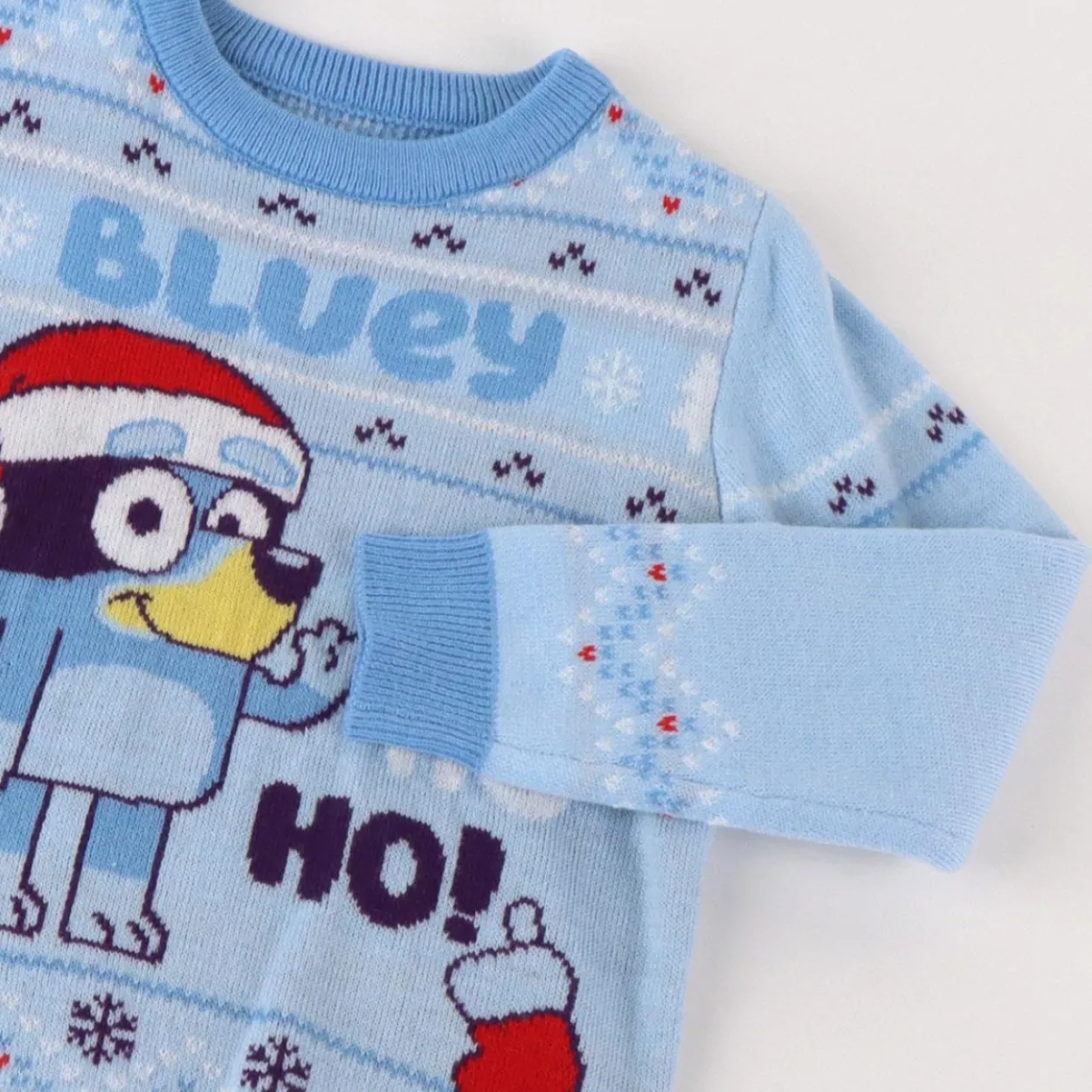 Bluey Kinder Weihnachtspullover – Strick Xmas Sweater / 5 Jahre