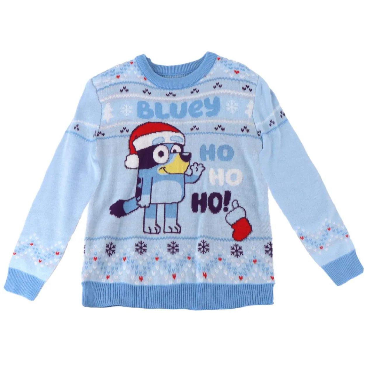 Bluey Kinder Weihnachtspullover – Strick Xmas Sweater / 4 Jahre