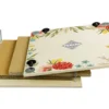 Blumenpresse mit buntem Druck